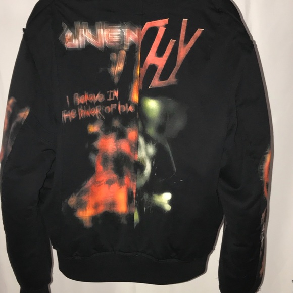 Men’s Givenchy Heavy Metal Print Bomber Jacket XL - Picture 2 of 5